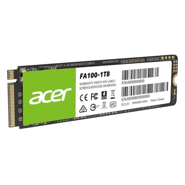 Acer FA100 1TB M.2 NVMe Gen3 PCIe SSD