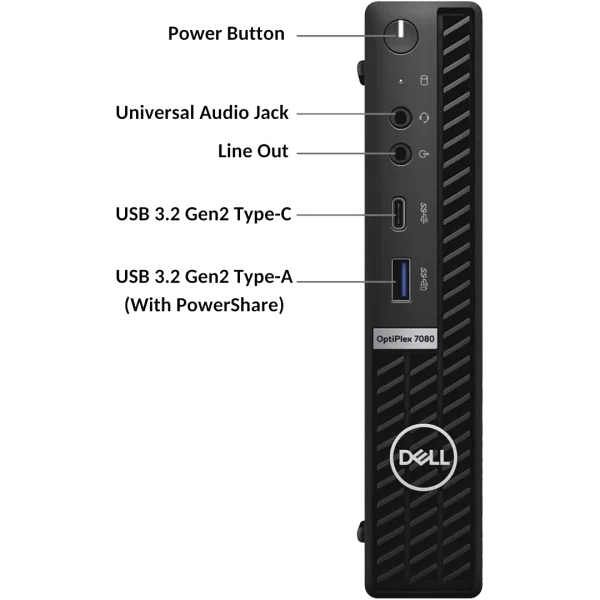 Dell OptiPlex 7080 Micro i5 10th Gen 16GB RAM 256GB SSD - Image 2