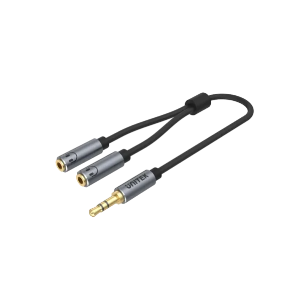 Unitek 3.5mm Dual Headphone to 3.5mm Jack Stereo Audio Cable