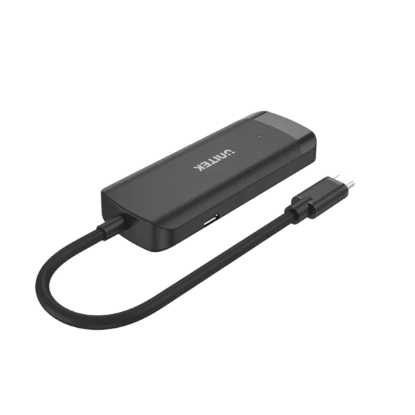 Unitek uHUB Q4+ 4-in-1 Powered USB-C Ethernet Hub - Image 2