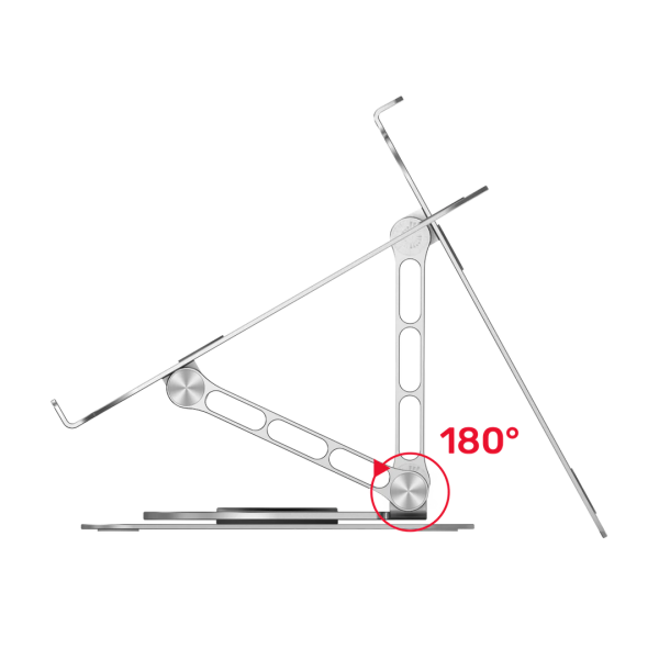 Unitek Adjustable Laptop Stand with 360 Rotating Base - Image 3