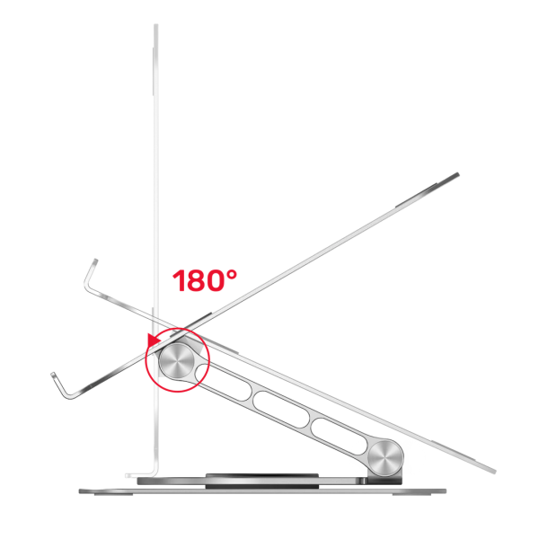 Unitek Adjustable Laptop Stand with 360 Rotating Base - Image 4