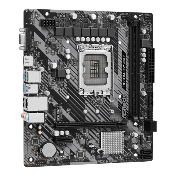 ASRock H610M-HVS/M.2 R2.0 Intel LGA 1700 m-ATX Motherboard - Image 3