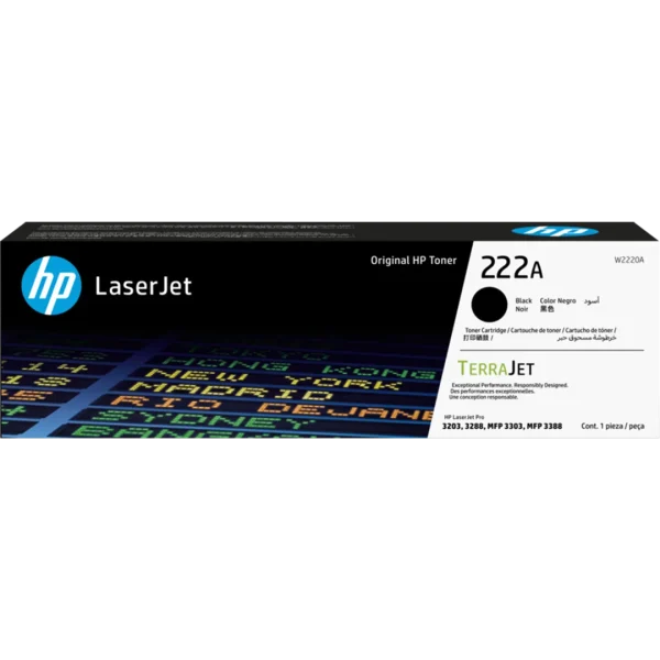 HP 222A Black Toner Cartridge