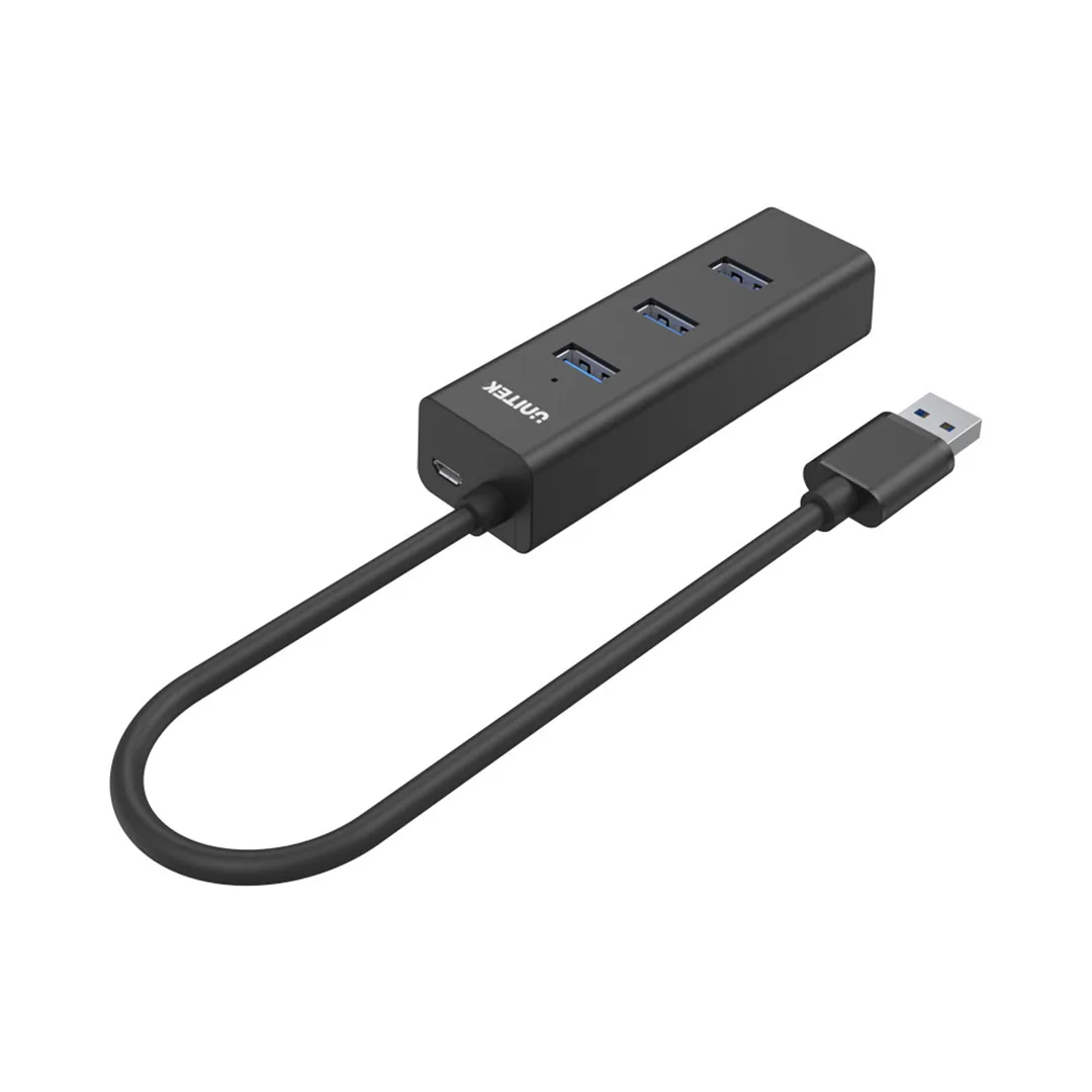 Unitek 4-Port USB 3.0 Type-A 5Gbps Hub with 1.2m Cable (Y-3089V01) - Image 2