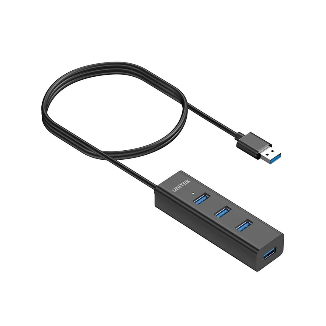 Unitek 4-Port USB 3.0 Type-A 5Gbps Hub with 1.2m Cable (Y-3089V01) - Image 3