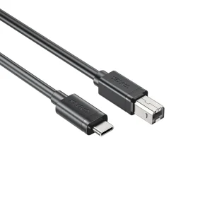 Unitek USB-C to USB-B Data and Charging Cable (C14140ABK03-2M)