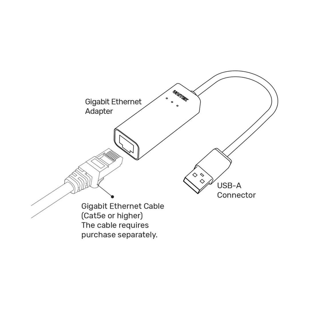 Unitek USB3.0 To GIGABIT Ethernet Adapter (Y-3464) - Image 3