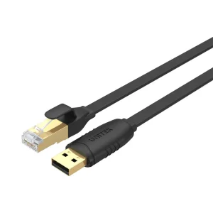 Unitek 1.8m USB2.0 to RJ45 Console Rollover Flat Cable (Y-SP02001B)