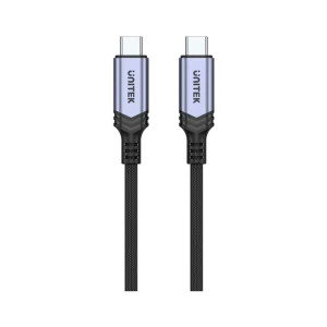 Unitek 2m USB3.1 Type-C 240W 48V 5A Braided Charging Cable (C14110GY-2M)